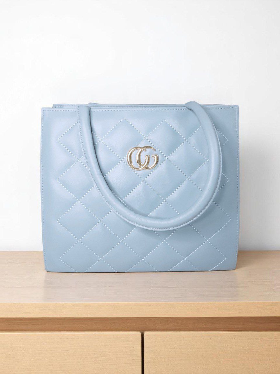 Quilted Top Handle Bag