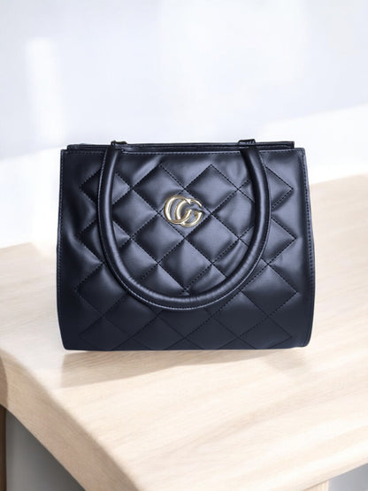 Luxury Quilted Handbag – Elegant Women’s Tote Bag with Premium Artificial Leather
