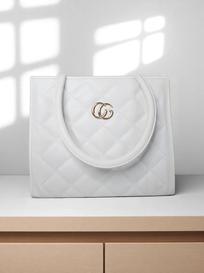 Luxury Quilted Handbag – Elegant Women’s Tote Bag with Premium Artificial Leather
