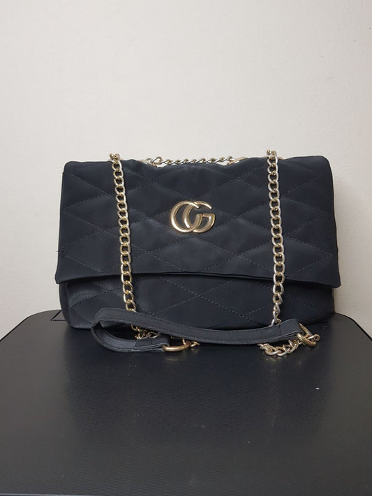Signature Quilted Chain Shoulder Bag